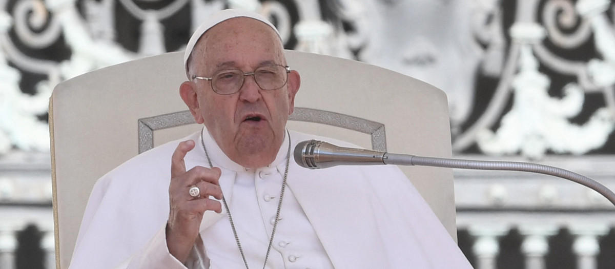 El Papa Francisco durante la audiencia general del miércoles