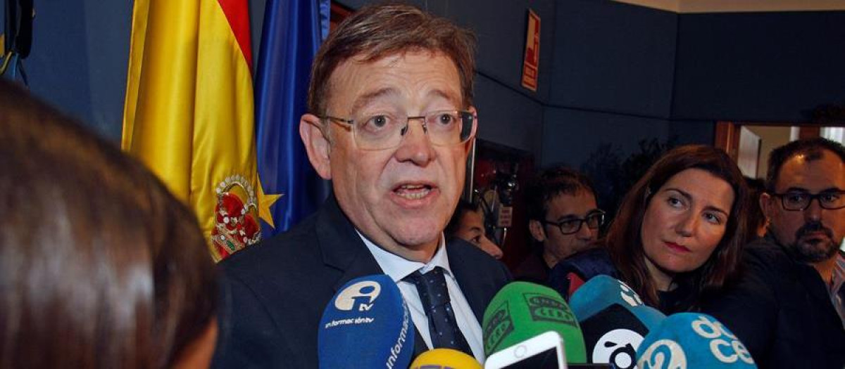 El expresidente de la Generalitat Valenciana Ximo Puig, en una imagen de archivo