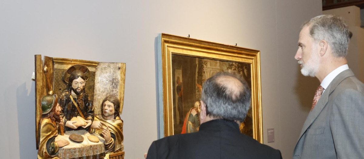 El Rey, en la inauguración de Las Edades del Hombre en Villafranca del Bierzo este miércoles