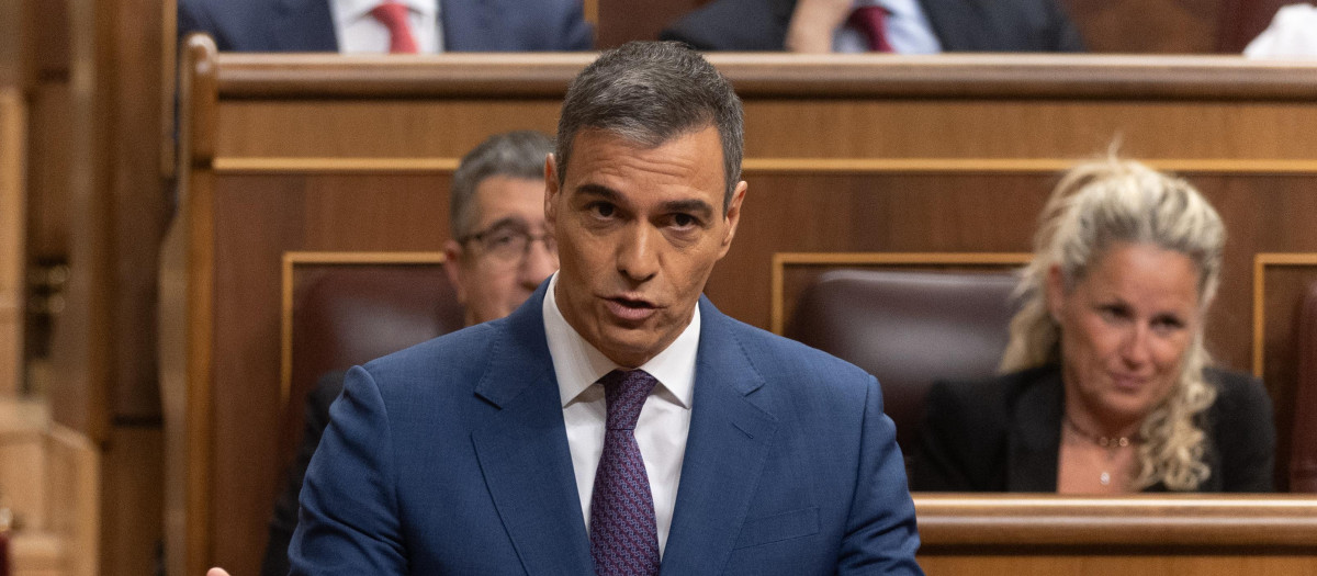 El presidente del Gobierno, Pedro Sánchez