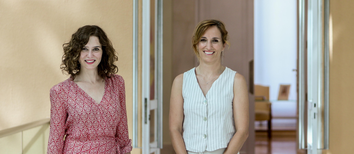 Isabel Díaz Ayuso y Mónica García