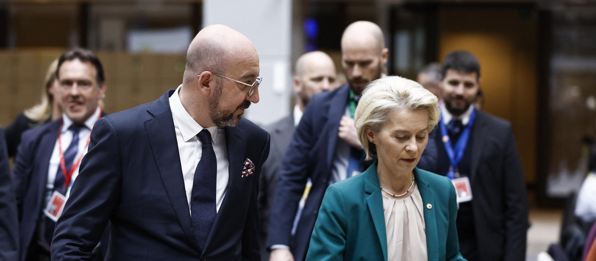 Charles Michel y Ursula von der Leyen, en la sed del Consejo Europeo