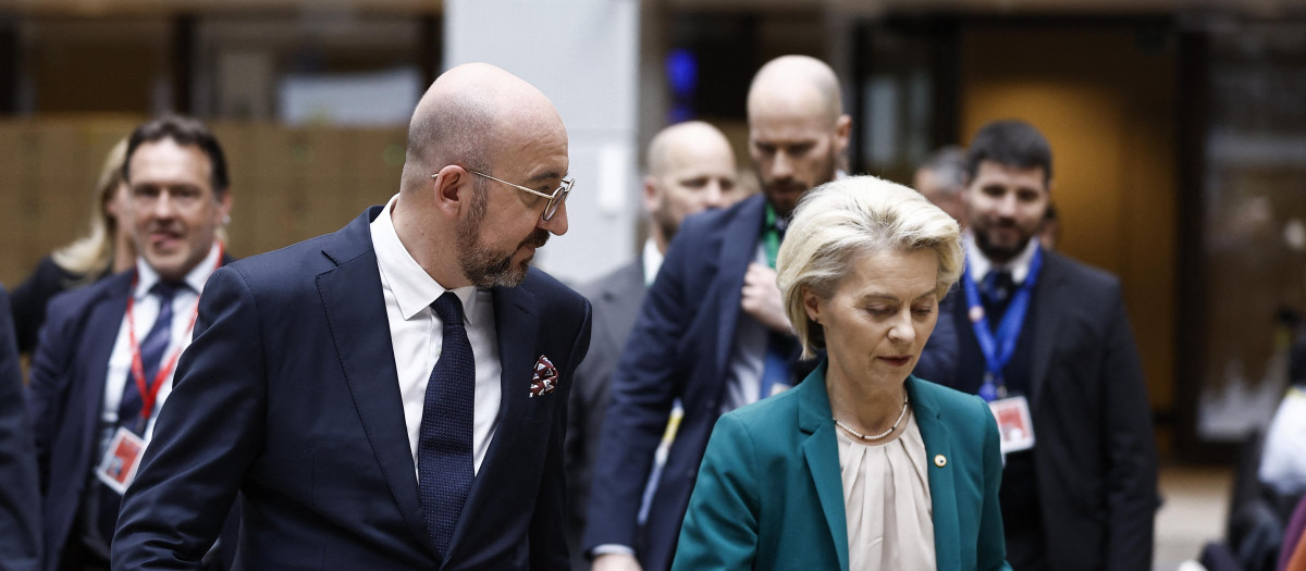 Charles Michel y Ursula von der Leyen, en la sed del Consejo Europeo