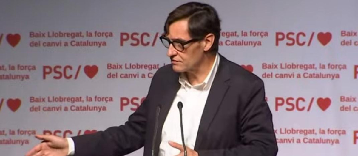 Salvador Illa, interviene en la 15a Asamblea de Federación del PSC del Baix Llobregat