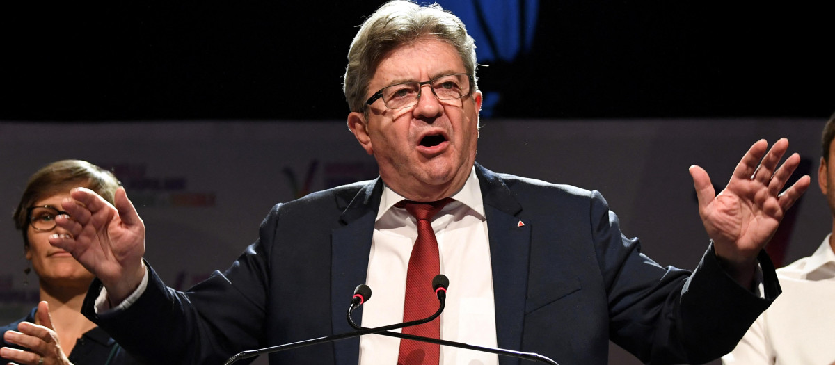 El líder de la Francia Insumisa Jean-Luc Melenchon