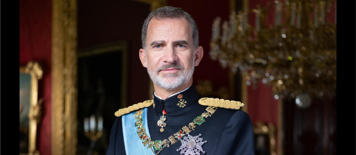 Cartel X Aniversario Proclamación Felipe VI Ayuntamiento Valencia