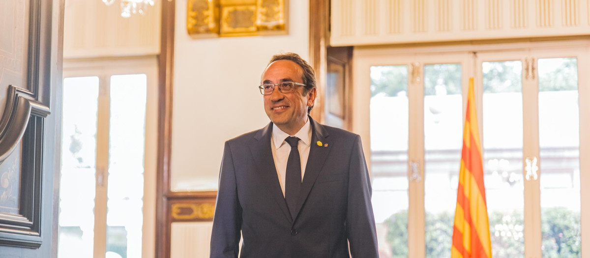 El presidente del Parlament, Josep Rull