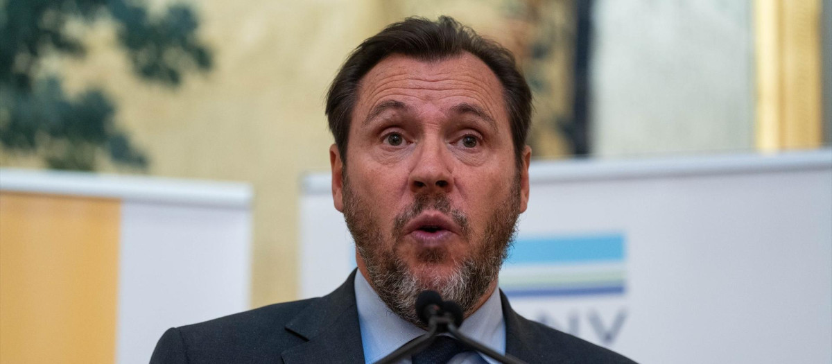 El ministro de Transportes y Movilidad Sostenible, Óscar Puente