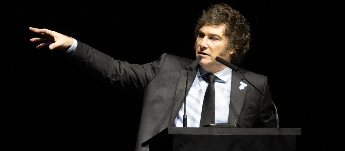 El presidente de Argentina, Javier Milei