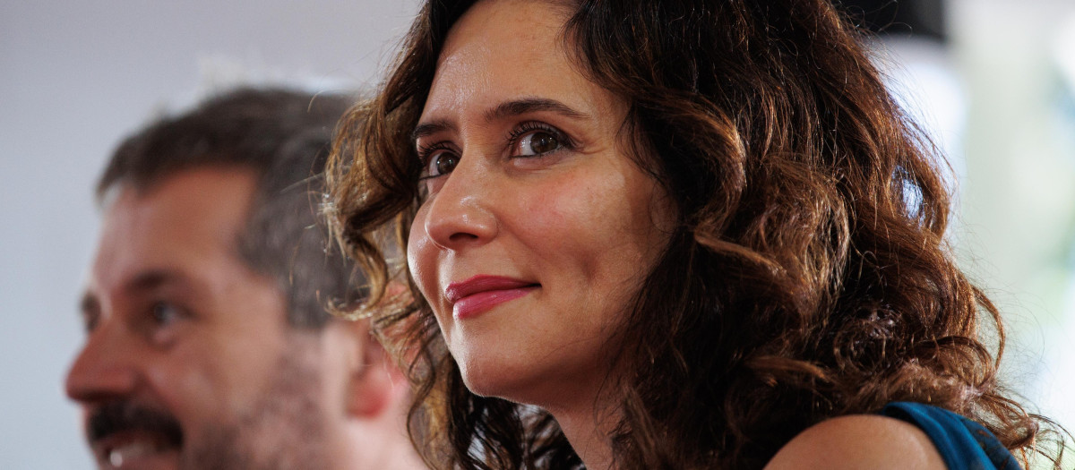 La presidenta de la Comunidad de Madrid, Isabel Díaz Ayuso