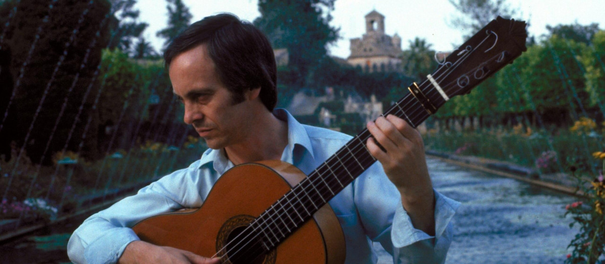 El guitarrista Paco Peña en 1984