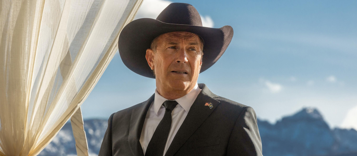 Kevin Costner, en un episodio de la serie Yellowstone