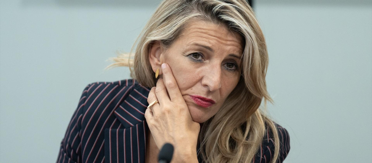 La ministra de Trabajo, Yolanda Díaz.
