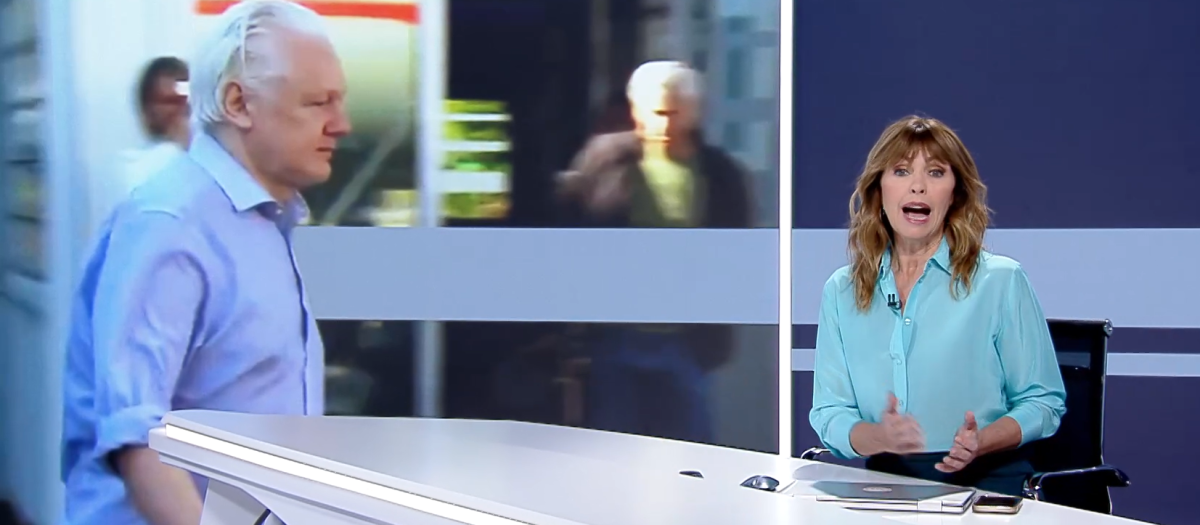 El Telediario 1 ha emitido este martes un vídeo con imágenes de especial crudeza