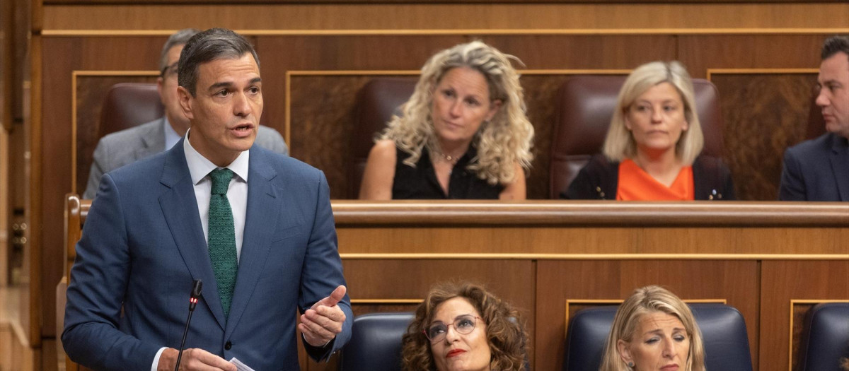 El presidente del Gobierno, Pedro Sánchez