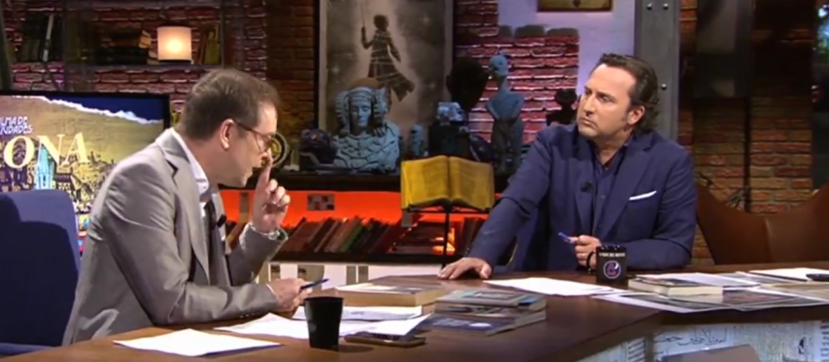 Javier Sierra e Iker Jiménez, en Cuarto Milenio