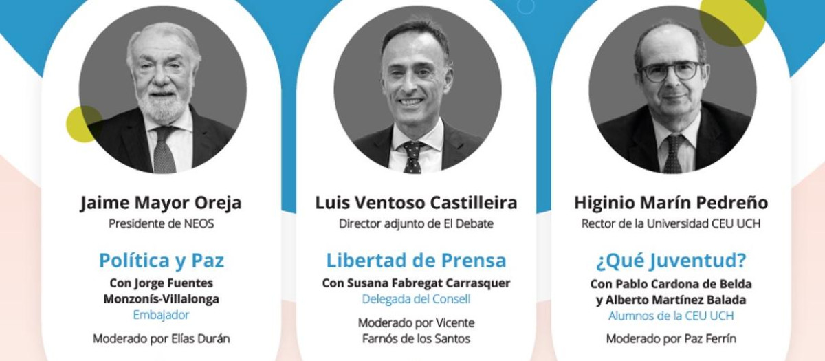 Cartel del ciclo de conferencias 'Testigo Directo', que se celebrará en Benicasim