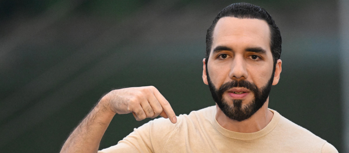 El presidente de El Salvador Nayib Bukele