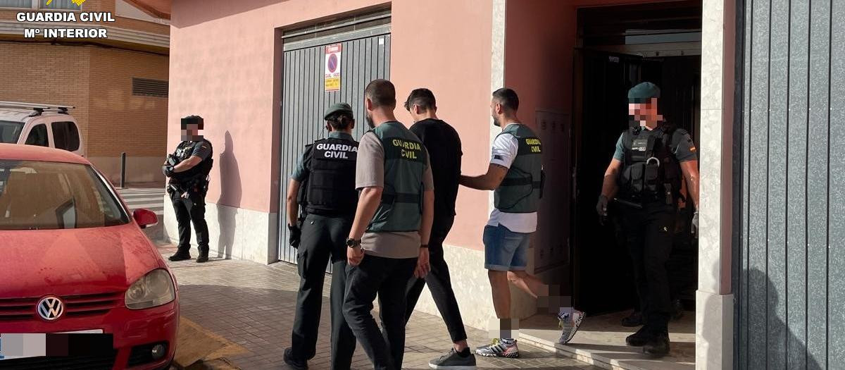 Imagen de la detención en Sueca, Valencia