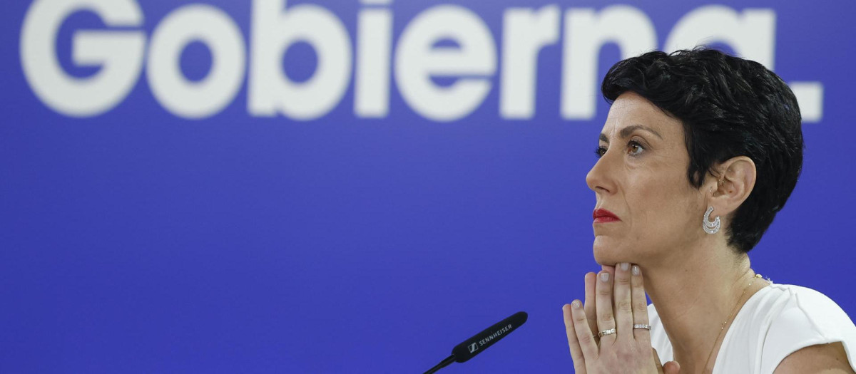 La ministra de Inclusión, Seguridad Social y Migraciones, Elma Saiz