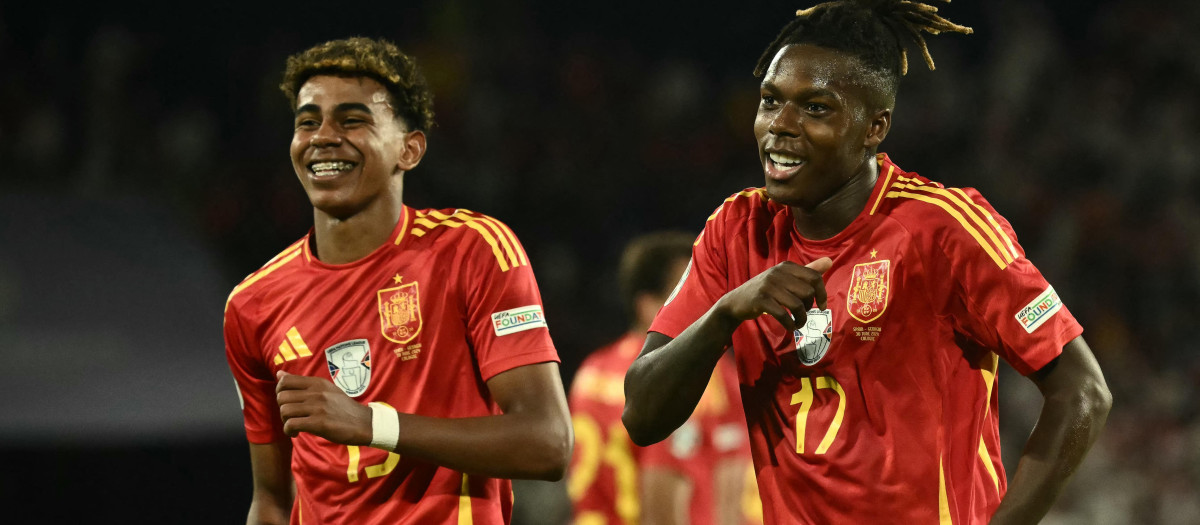 Nico Williams y Lamine Yamal explican la historia de su 'piedra, papel