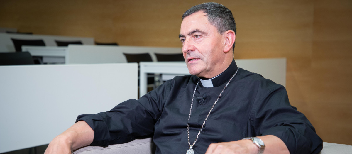 Monseñor Mikel Garciandía es obispo de Palencia desde enero