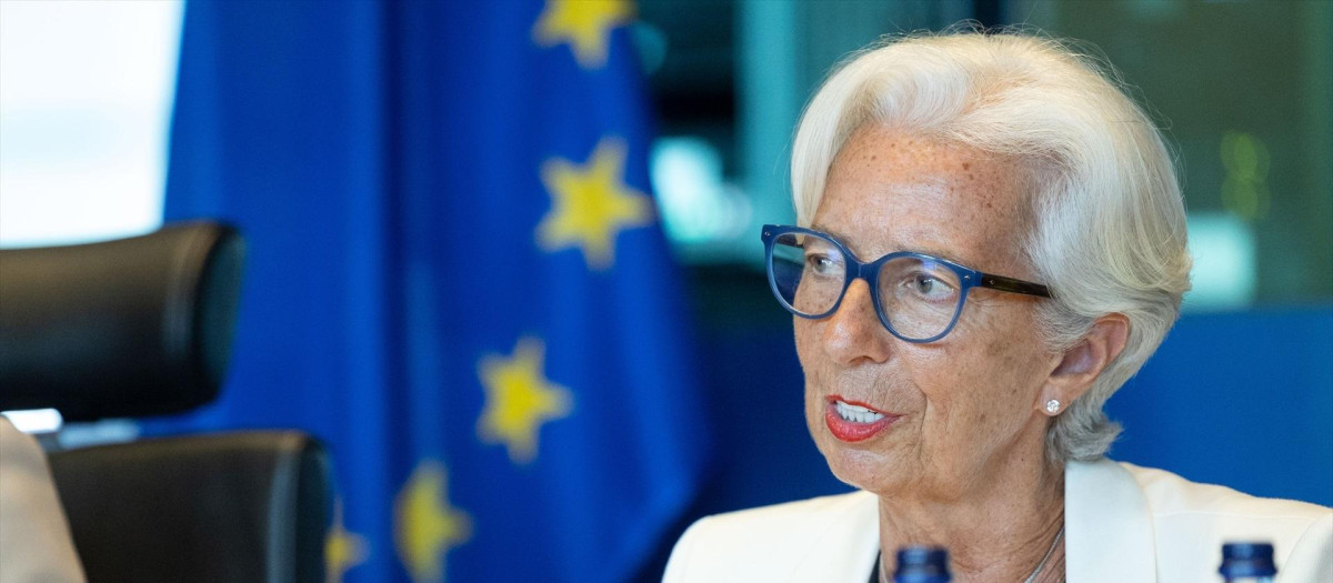 Christine Lagarde, presidenta del BCE.