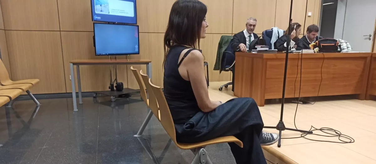 Cristina Seguí durante el juicio