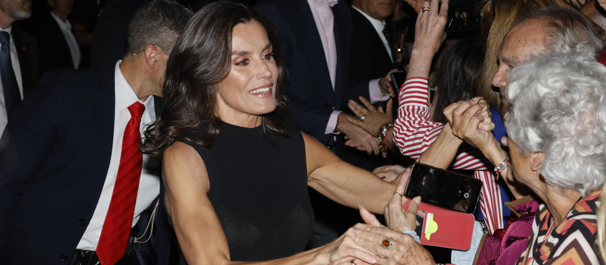 Spanish Queen Letizia attending AraMalikian event during 10 anniversary  of the proclamation of Spanish King Felipe VI in Madrid on Wednesday, 19 June 2024.