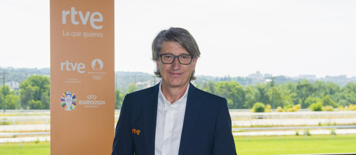 Juan Carlos Rivero, narrador de TVE en la Eurocopa 2024