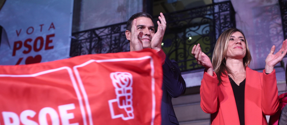 Pedro Sánchez y Begoña Gómez
