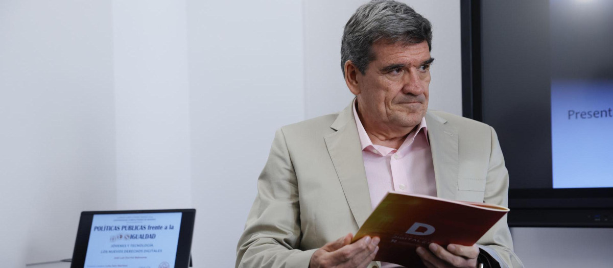 El ministro para la Transformación Digital y de la Función Pública, José Luis Escrivá