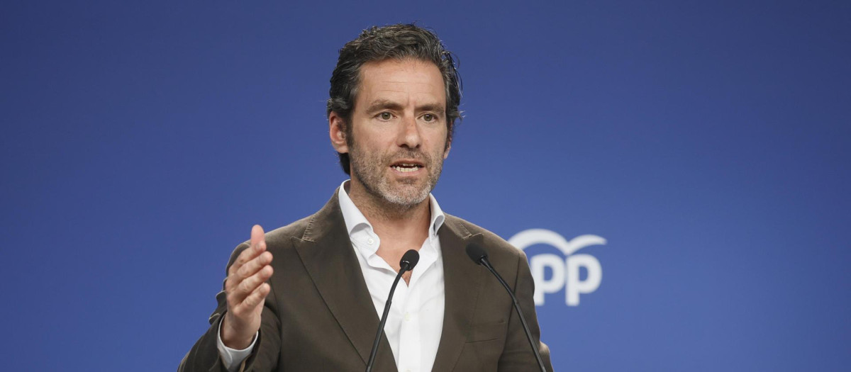 MADRID, 09/07/2024.-El portavoz del Partido Popular Borja Sémper