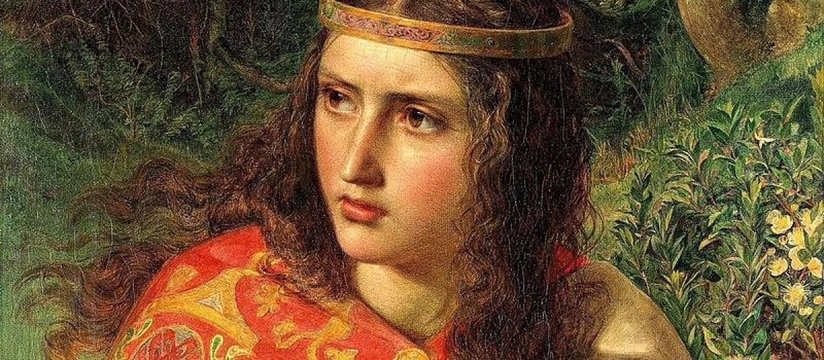 Leonor de Aquitania pintura de Frederick Sandys
