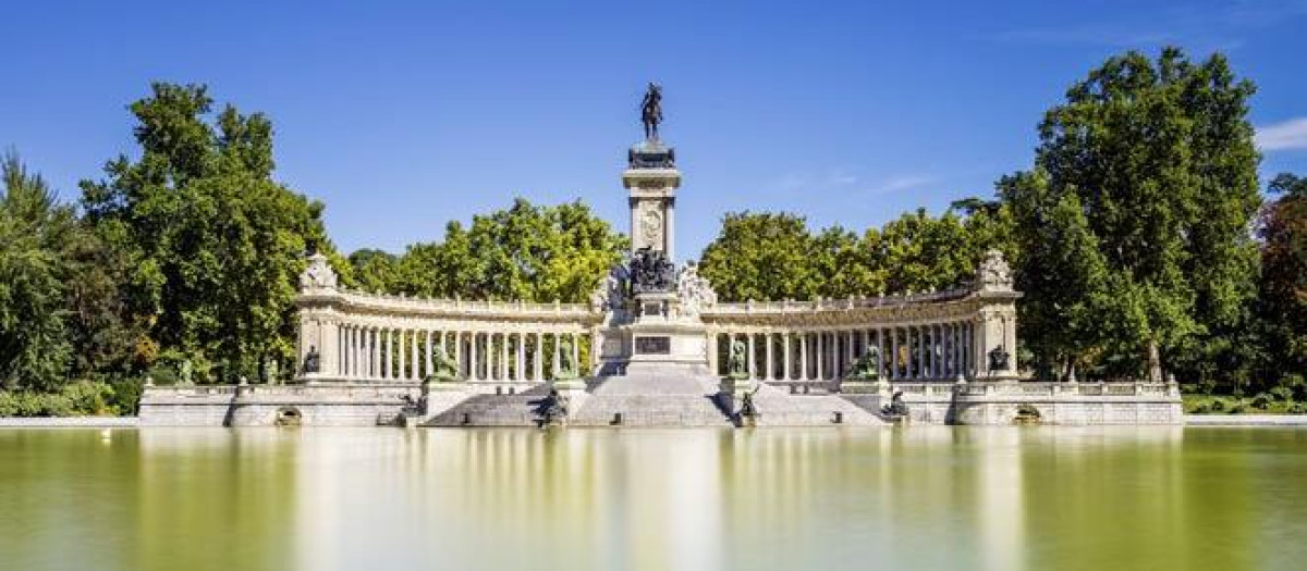 Imagen del parque de El Retiro en Madrid
