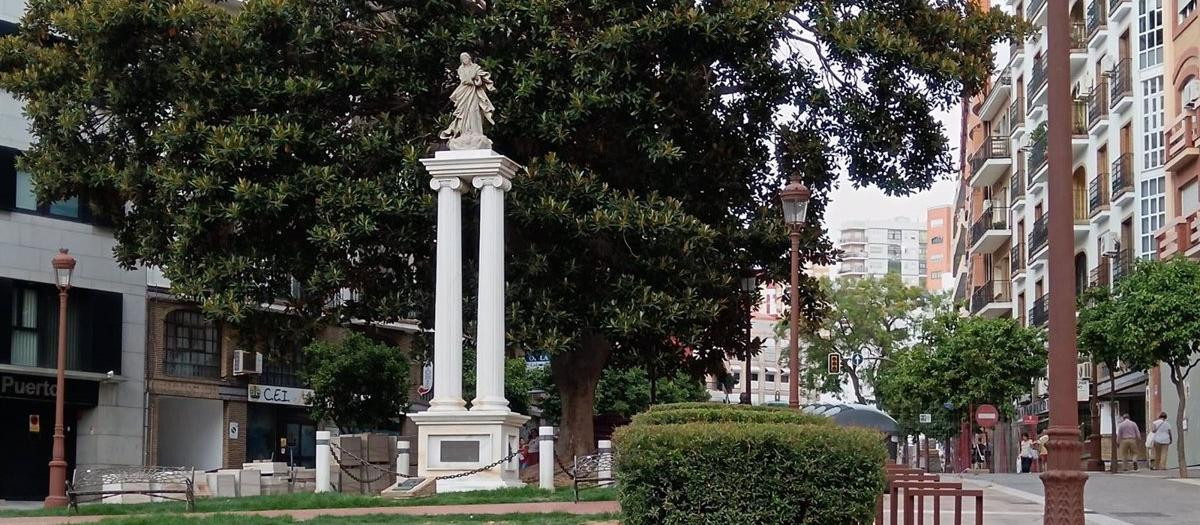 Plaza de la Vera Cruz, conocida como plaza Arqueológica, en Huelva