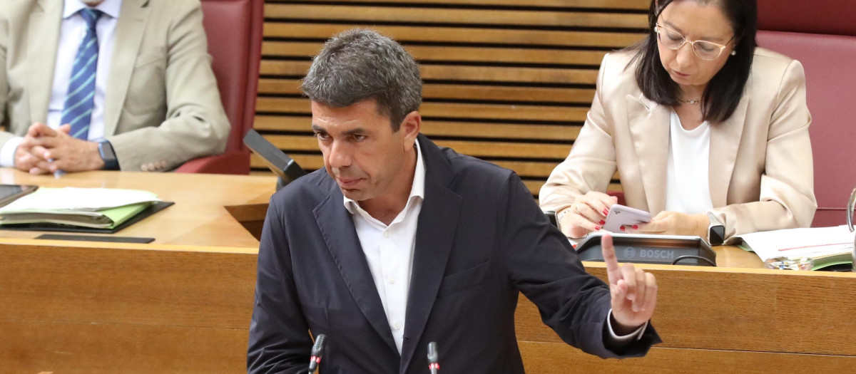 El presidente de la Generalitat Valenciana, Carlos Mazón