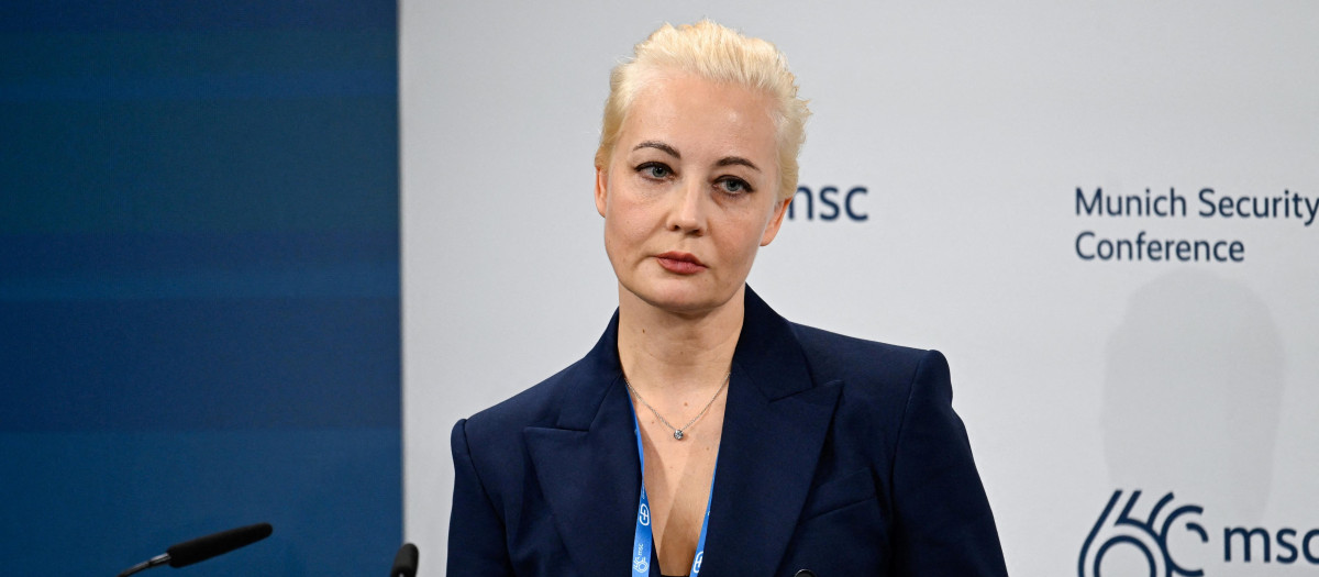 Yulia Navalnaya, esposa del fallecido líder de la oposición rusa Alexei Navalny, asiste a la Conferencia de Seguridad de Múnich