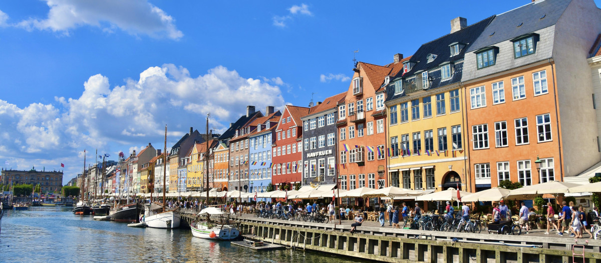 El barrio de Nyhavn, en Copenhague (Dinamarca)