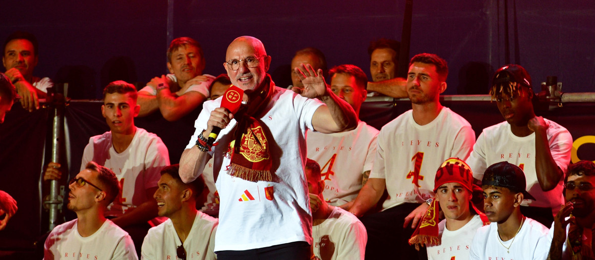 El entrenador de la selección española, Luis de la Fuente
