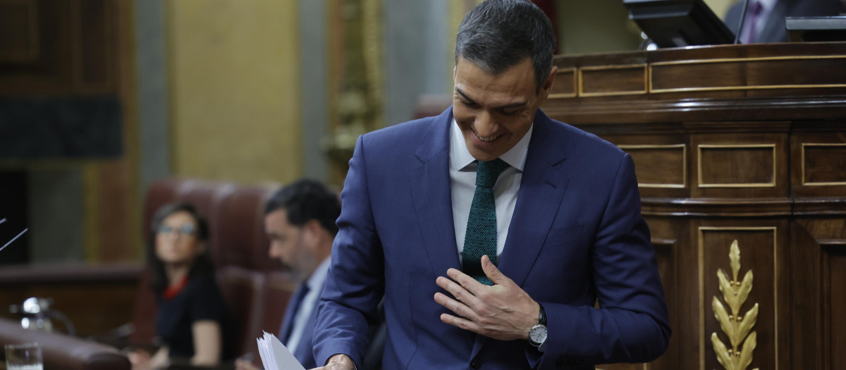 El presidente del Gobierno, Pedro Sánchez