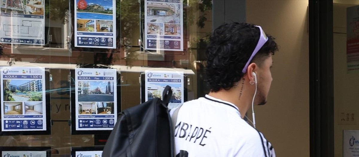 Escaparate de una inmobiliaria