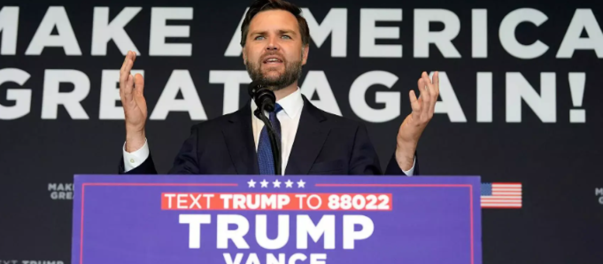 J.D. Vance en su primer discurso como compañero de fórmula de Trump