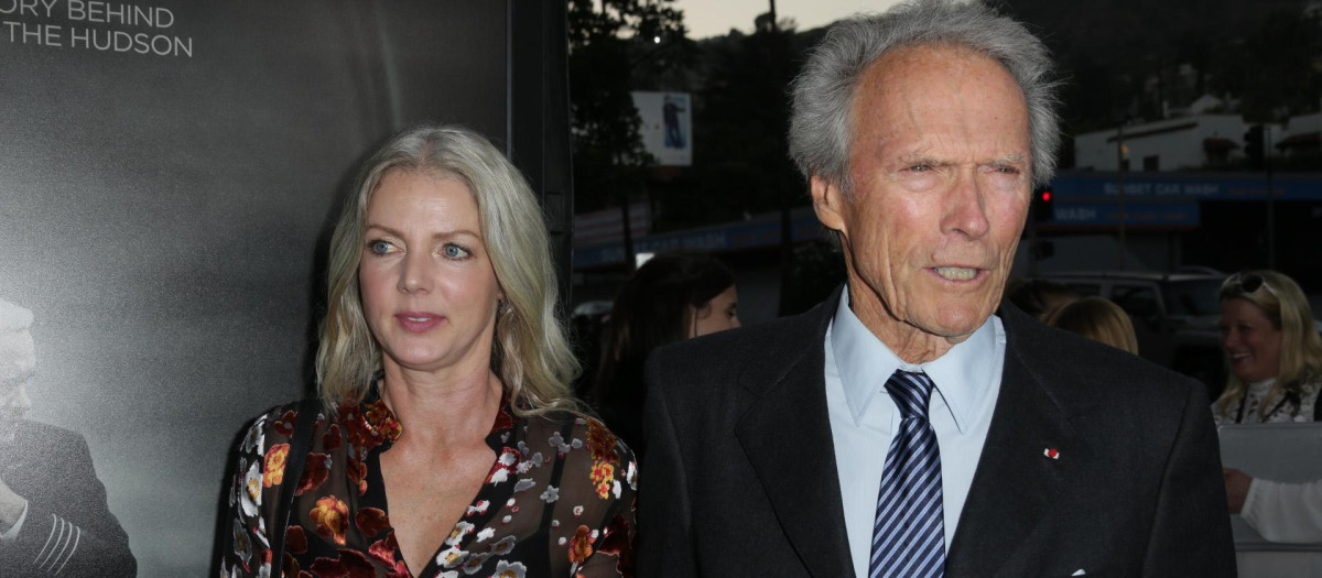 Clint Eastwood y Christina Sandera, en 2016