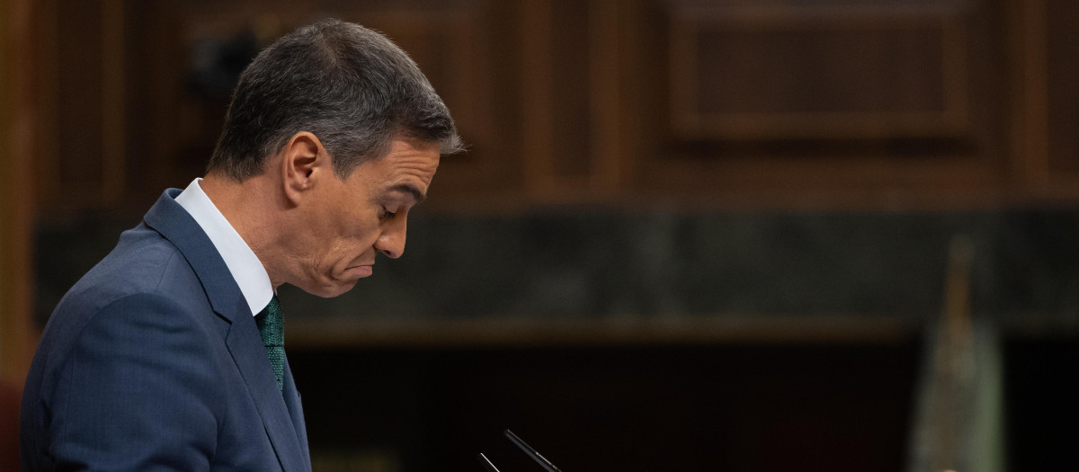El presidente del Gobierno, Pedro Sánchez