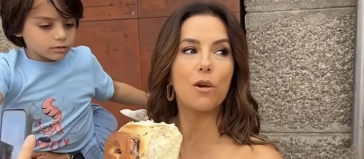 Instantanea compartida por la actriz en su instagram comienzo el dulce