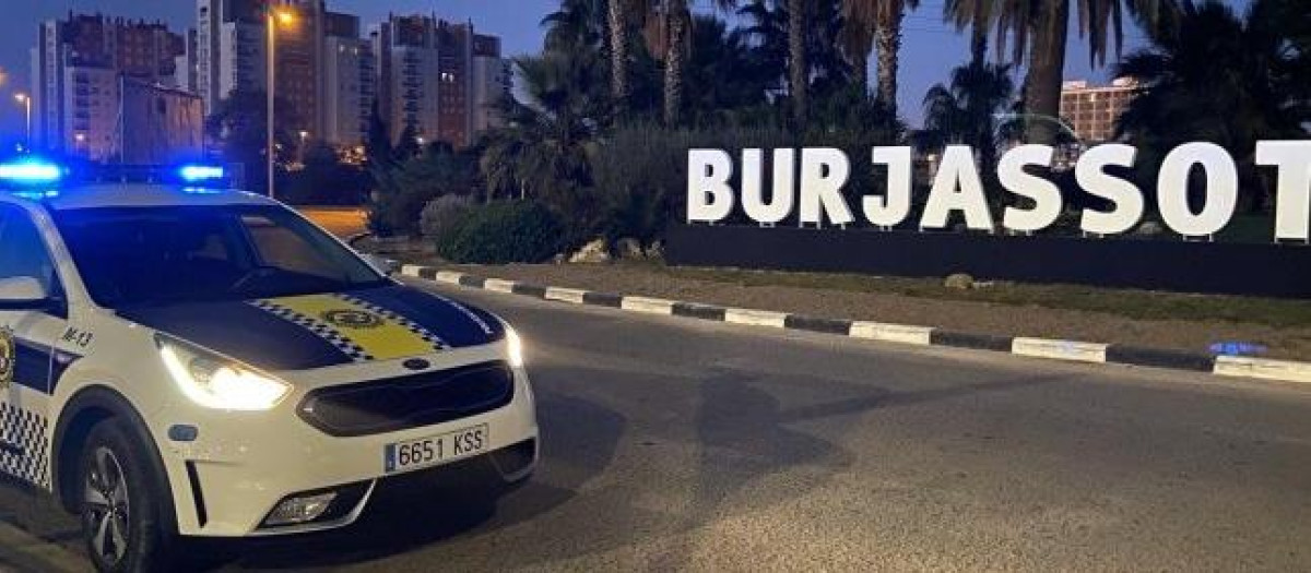 Policía Local de Burjasot, Valencia, en una fotografía de archivo