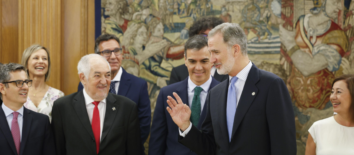 Jura de los nuevos vocales del CGPJ en el Palacio de la Zarzuela