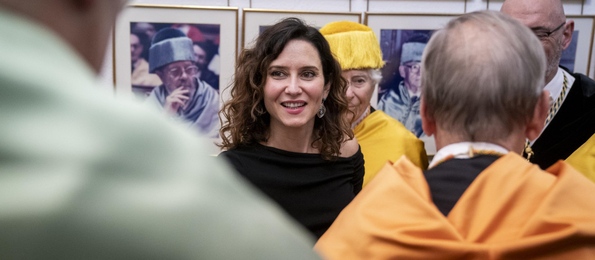 La presidenta de la Comunidad de Madrid, Isabel Díaz Ayuso