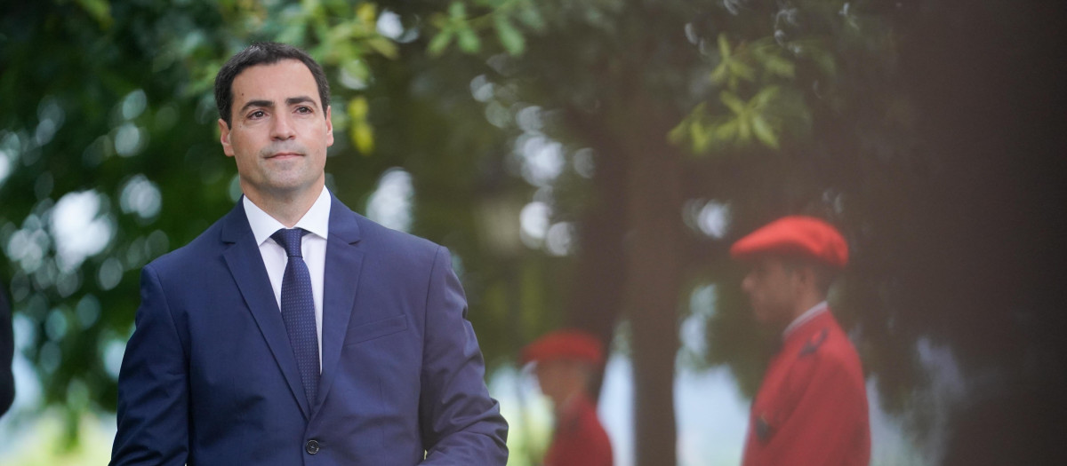 El nuevo lendakari, Imanol Pradales, durante la jura de su nuevo cargo en la Casa de Juntas de Gernika, el pasado 22 de junio de 2024